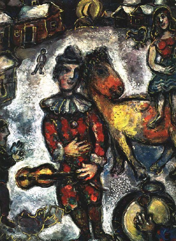 Circus in the Village Zeitgenosse Marc Chagall Ölgemälde